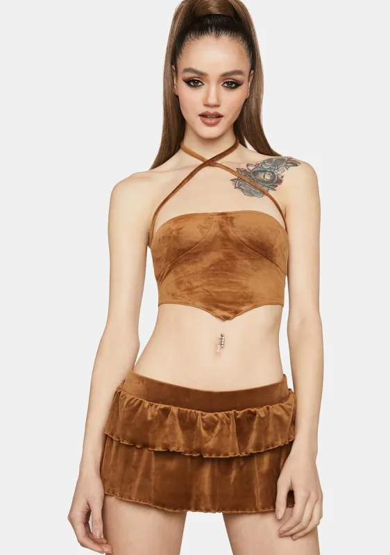 Know My Angles Mini Skirt Set sold by Dolls Kill