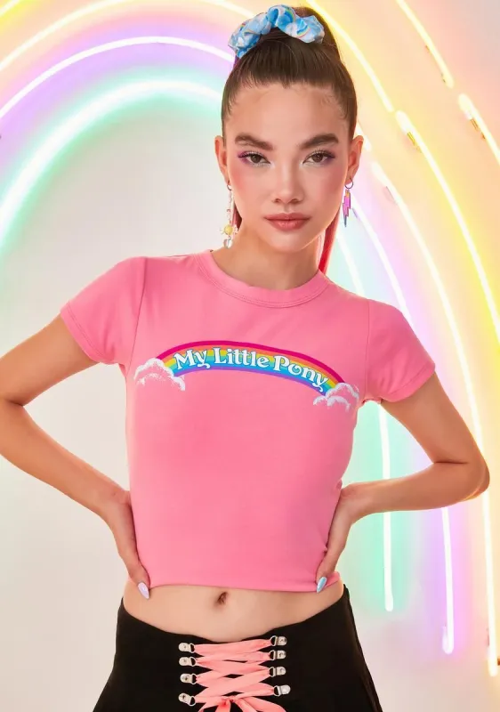 Under The Rainbow Graphic Tee sold by Dolls Kill