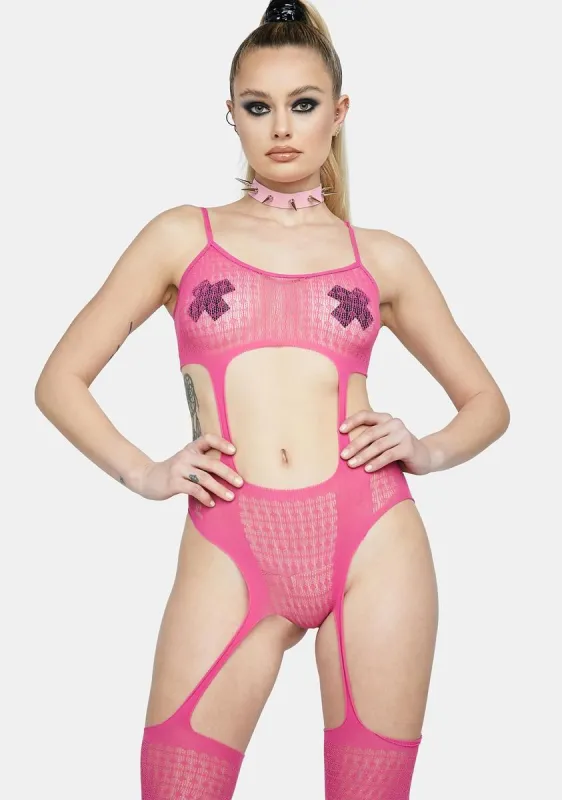 Sweetest Afterglow Cut-Out Teddy sold by Dolls Kill