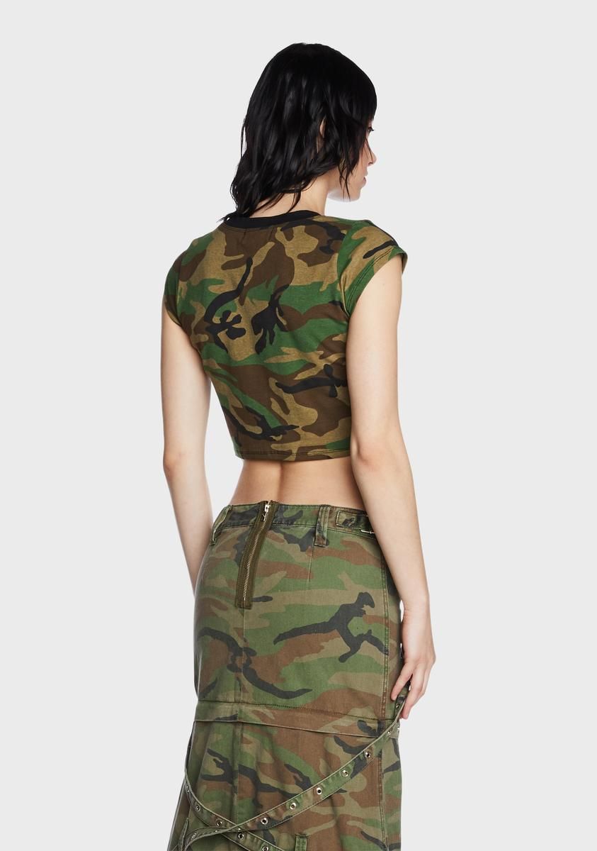 Super Skull Crop Tee sold by Dolls Kill product image thumbnail 5