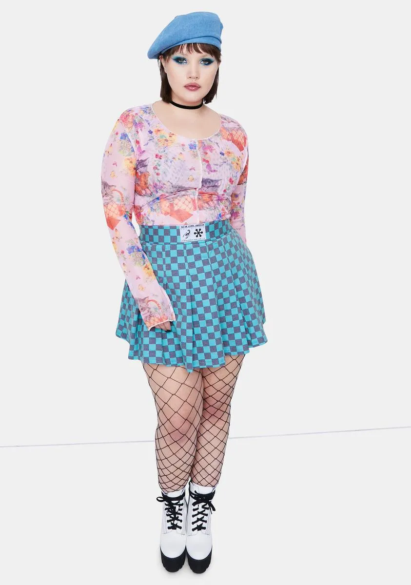 Plus Sweet Kitty Mesh Top sold by Dolls Kill product image thumbnail 3