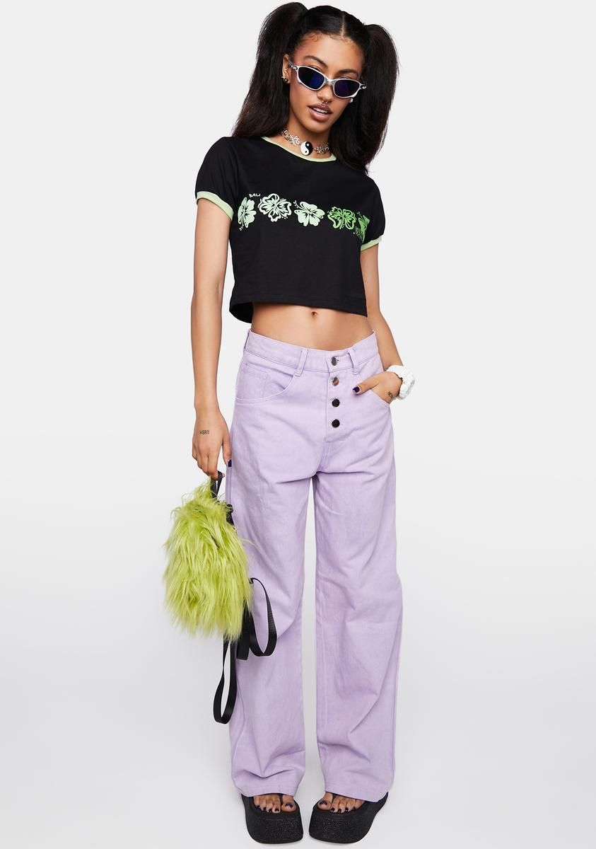 Happy Hour Crop Tee sold by Dolls Kill product image thumbnail 3