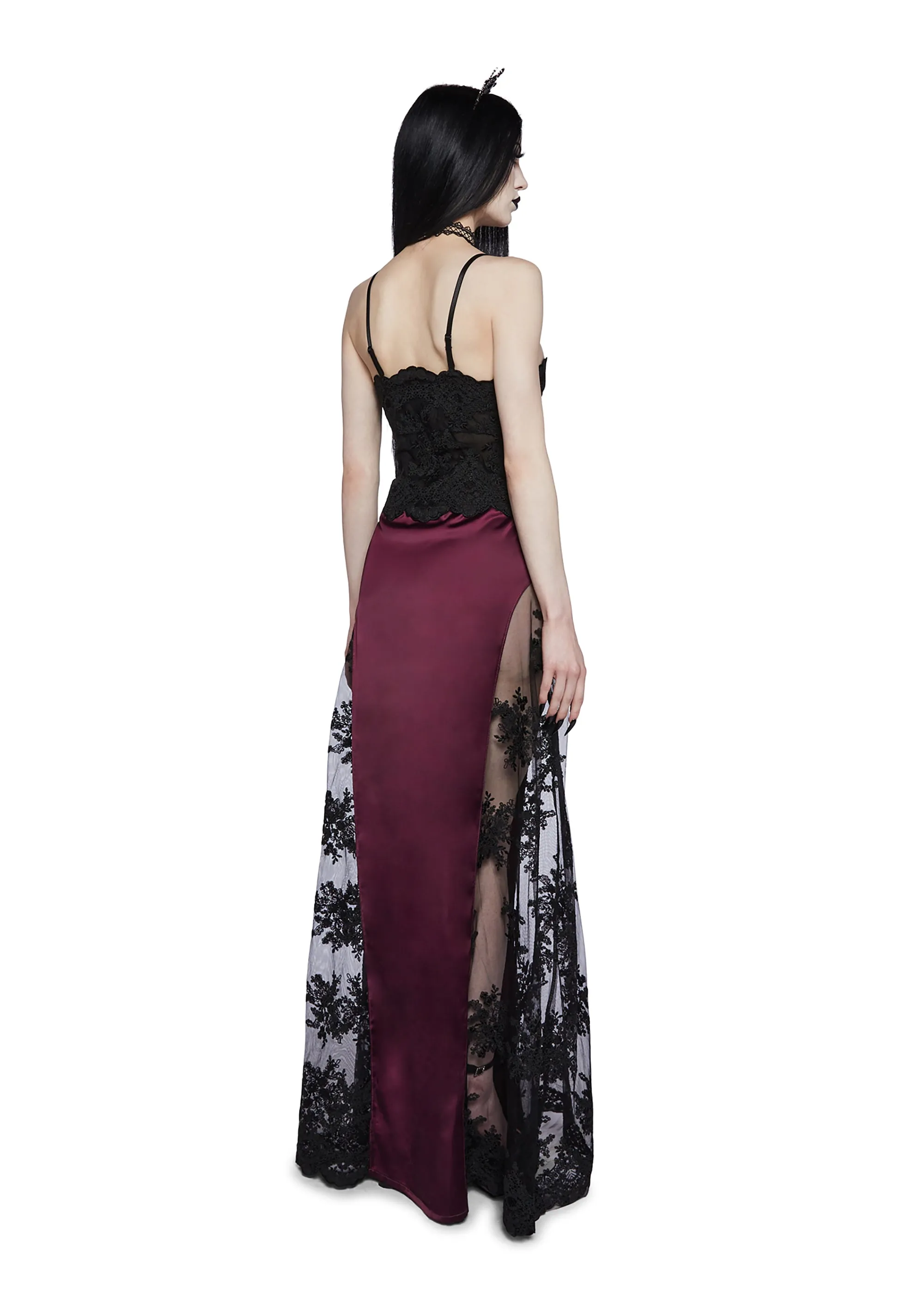 Lustrous Heart Maxi Dress sold by Dolls Kill product image thumbnail 4