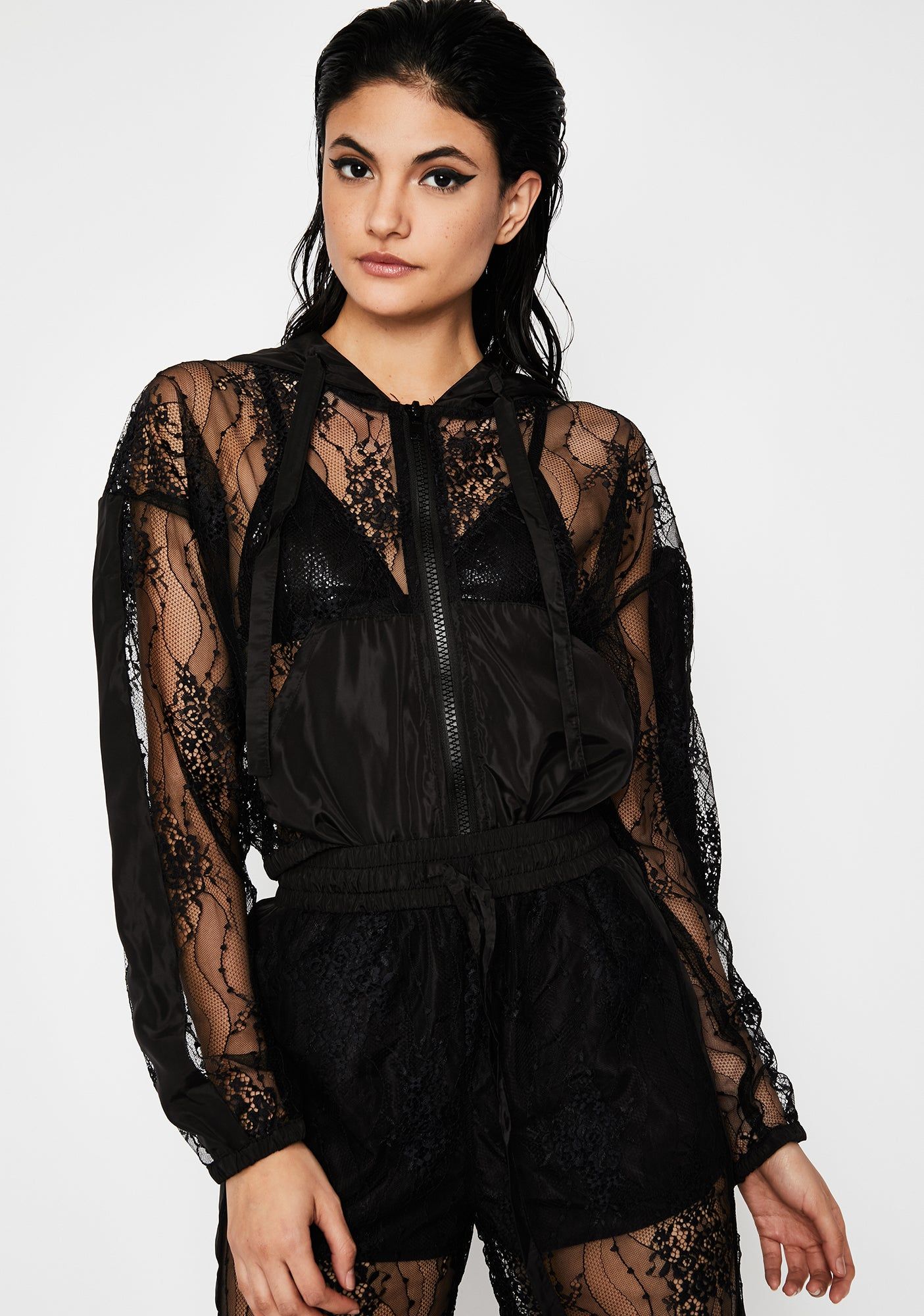 Wicked Zero Chill Lace Jacket sold by Dolls Kill product image thumbnail 2