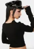 Punk Asymmetrical Cut Out Top sold by Dolls Kill