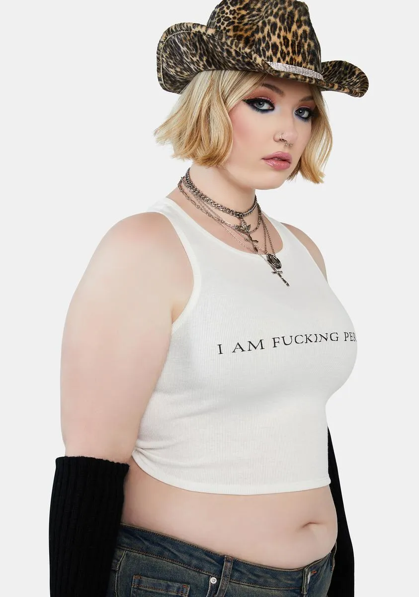 Plus Effing Flawless Crop Top sold by Dolls Kill product image thumbnail 2