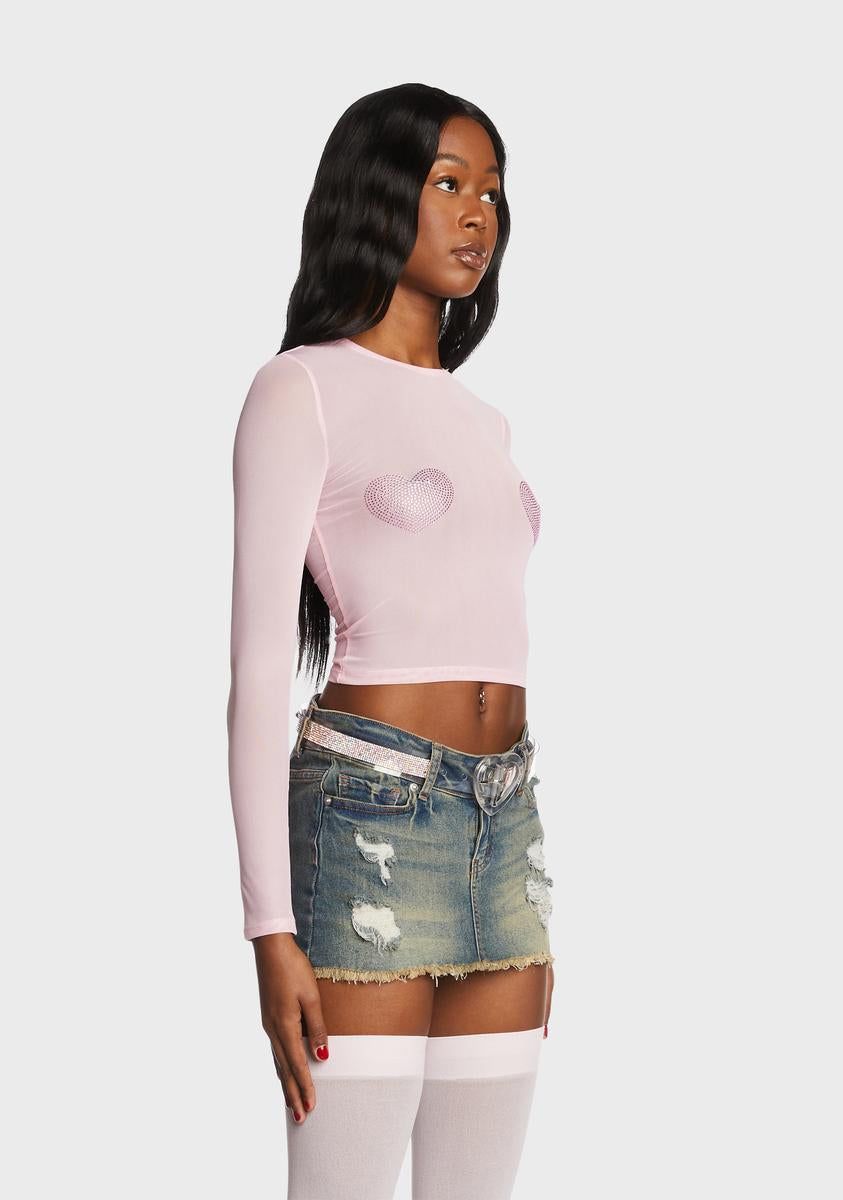 Rising Pulse Crop Top sold by Dolls Kill product image thumbnail 3