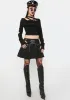 Punk Asymmetrical Cut Out Top sold by Dolls Kill