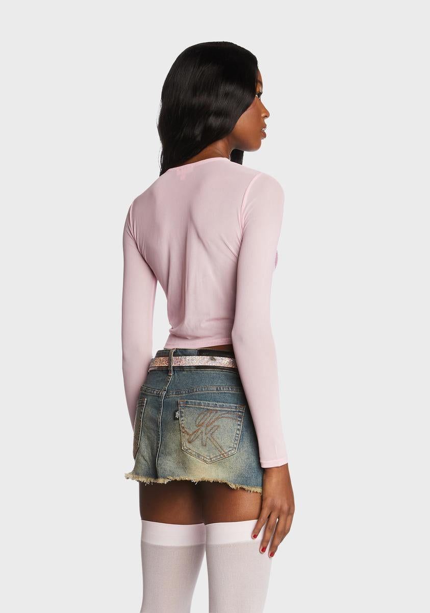 Rising Pulse Crop Top sold by Dolls Kill product image thumbnail 4