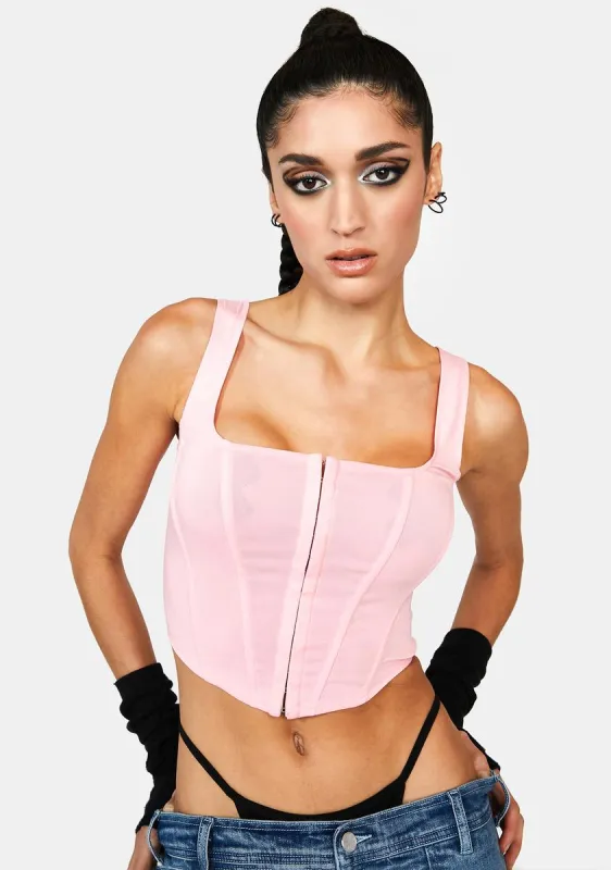 Bubblegum In My Pocket Corset Top sold by Dolls Kill