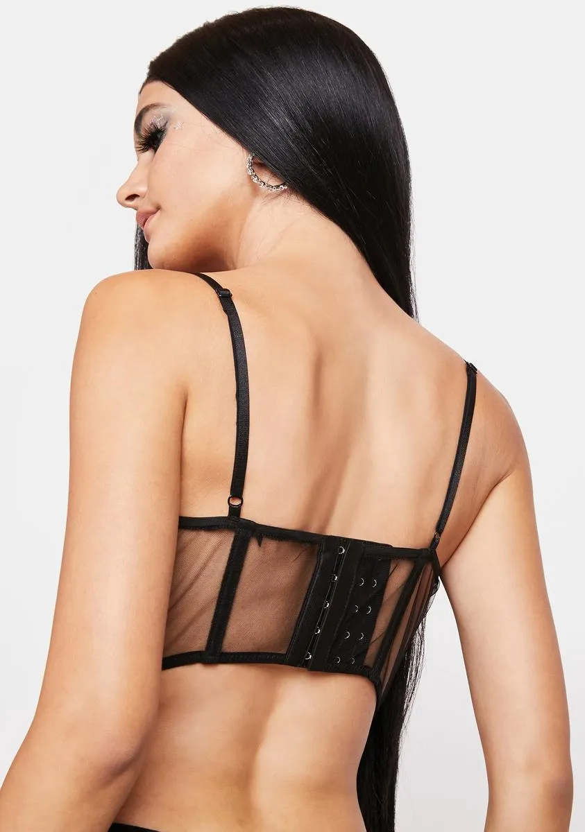 Rich Taste Rhinestone Corset Top sold by Dolls Kill product image thumbnail 4