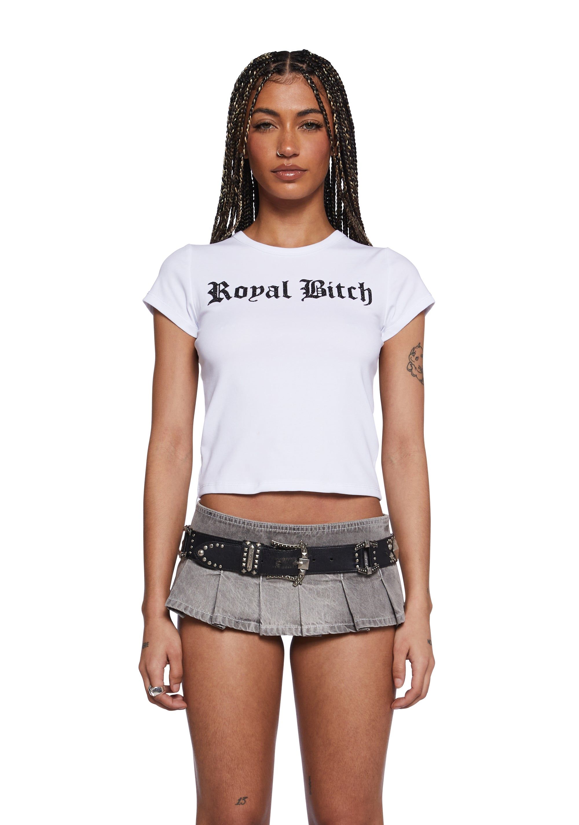 High Class Chick Baby Tee sold by Dolls Kill