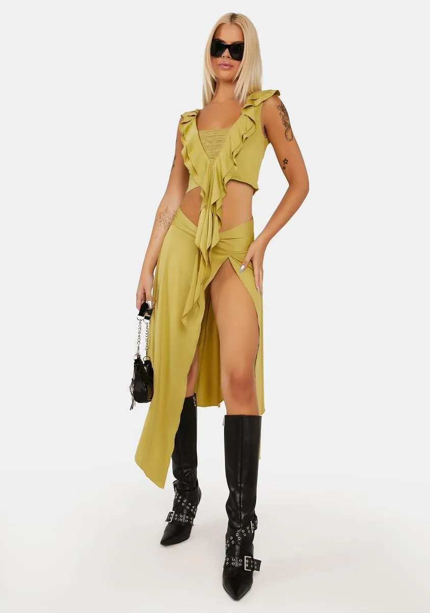 Orchard Frill Mesh Top sold by Dolls Kill product image thumbnail 2