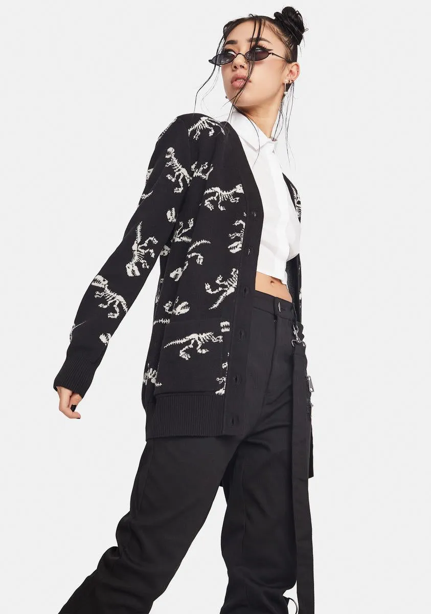 T-Rex Bonez Cardigan sold by Dolls Kill product image thumbnail 2