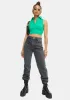 Green Jeleta Crop Top sold by Dolls Kill