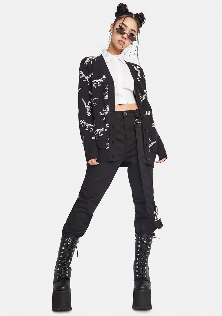 T-Rex Bonez Cardigan sold by Dolls Kill product image thumbnail 3