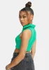 Green Jeleta Crop Top sold by Dolls Kill