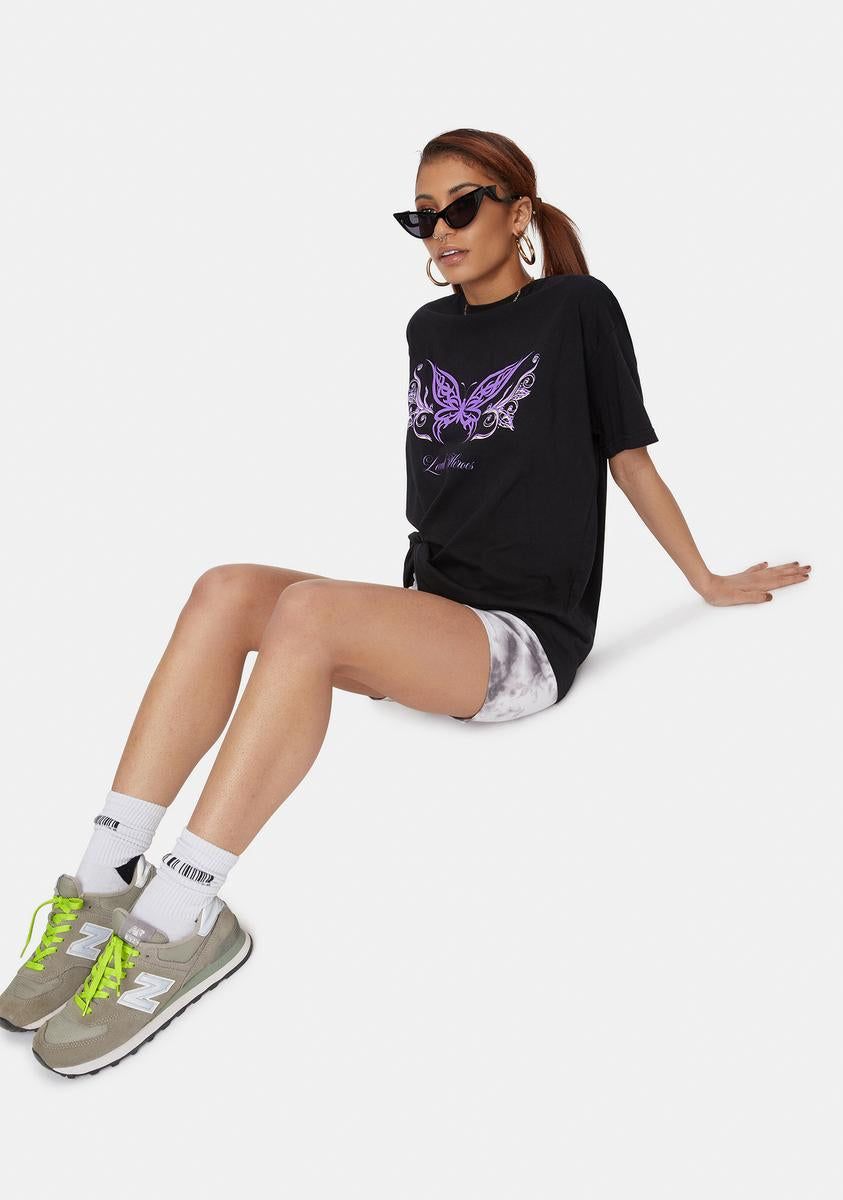 Butterfly Tattoo Graphic Tee sold by Dolls Kill product image thumbnail 2