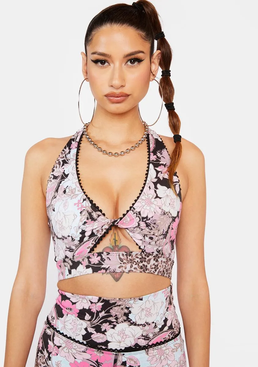 Fandango Paisley Twist Top sold by Dolls Kill