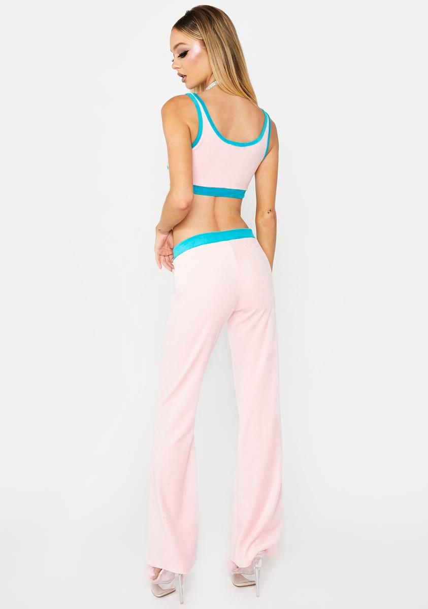 Can't Sit With Us Velour Sweatpants sold by Dolls Kill product image thumbnail 4