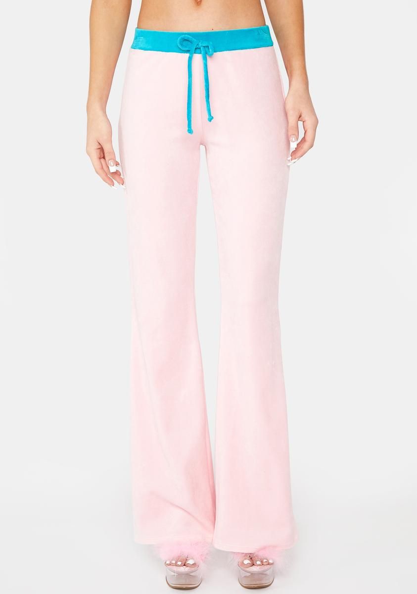 Can't Sit With Us Velour Sweatpants sold by Dolls Kill