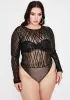 Her Complicated Crush Sequin Bodysuit sold by Dolls Kill