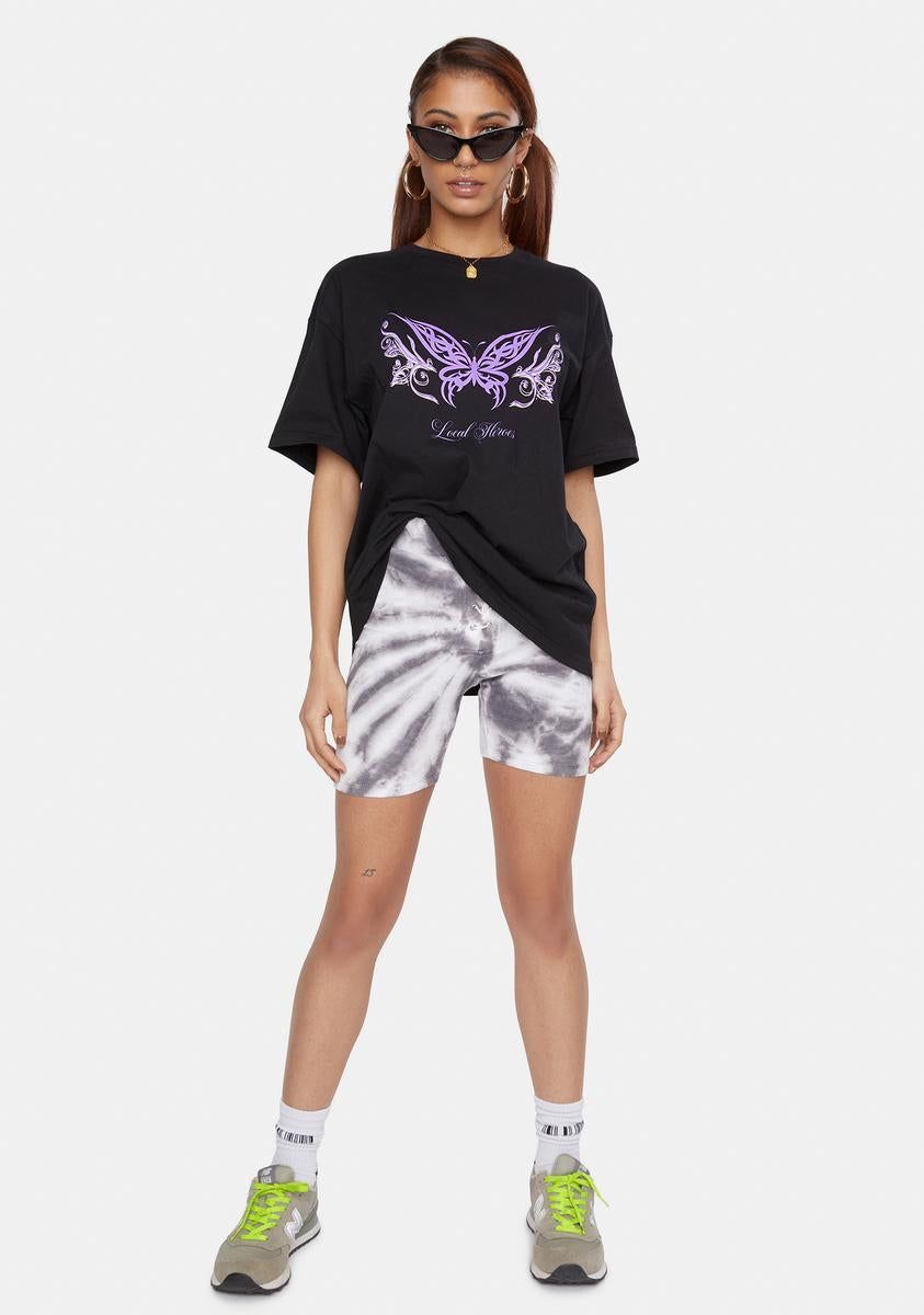 Butterfly Tattoo Graphic Tee sold by Dolls Kill product image thumbnail 3