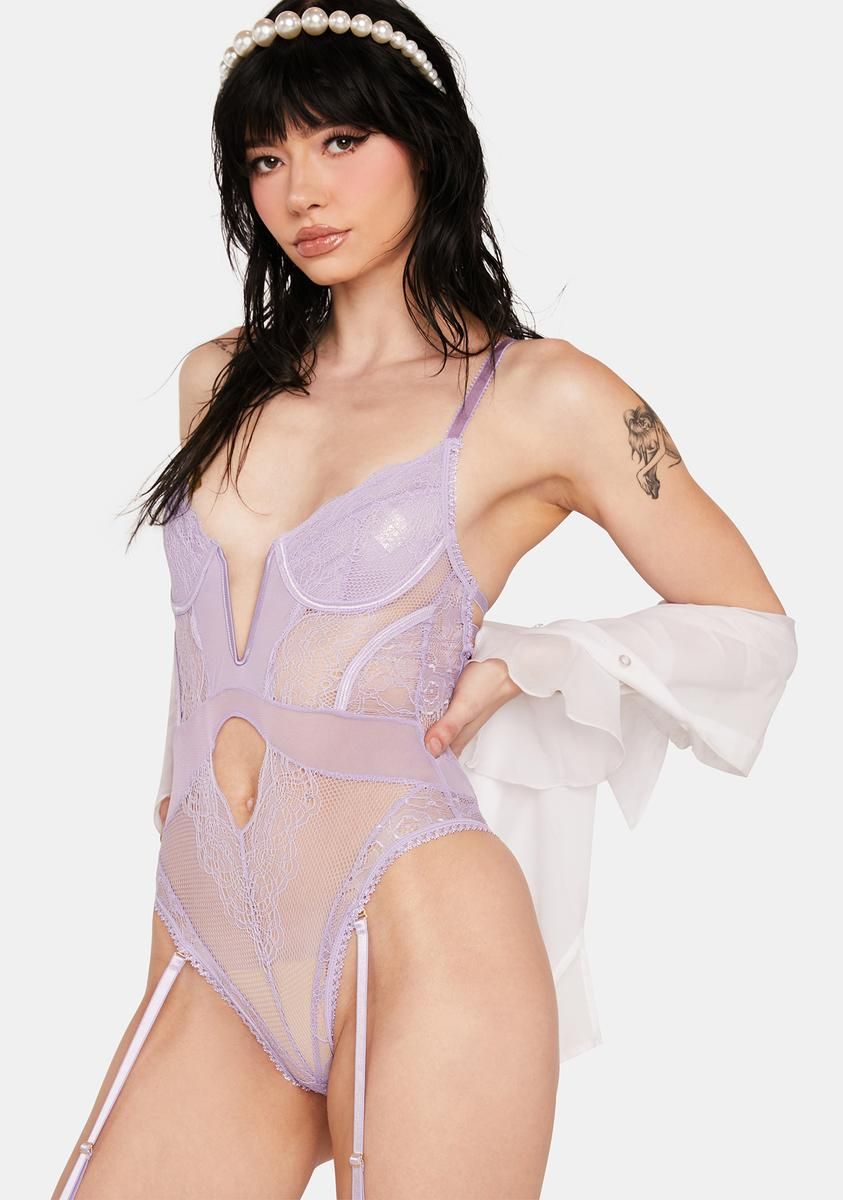 Like A Dream Lace Teddy sold by Dolls Kill product image thumbnail 2