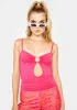 Girly Watch Your Mouth Crop Tank sold by Dolls Kill