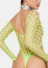 Neon So Alluring Fishnet Bodysuit & Stockings Set sold by Dolls Kill