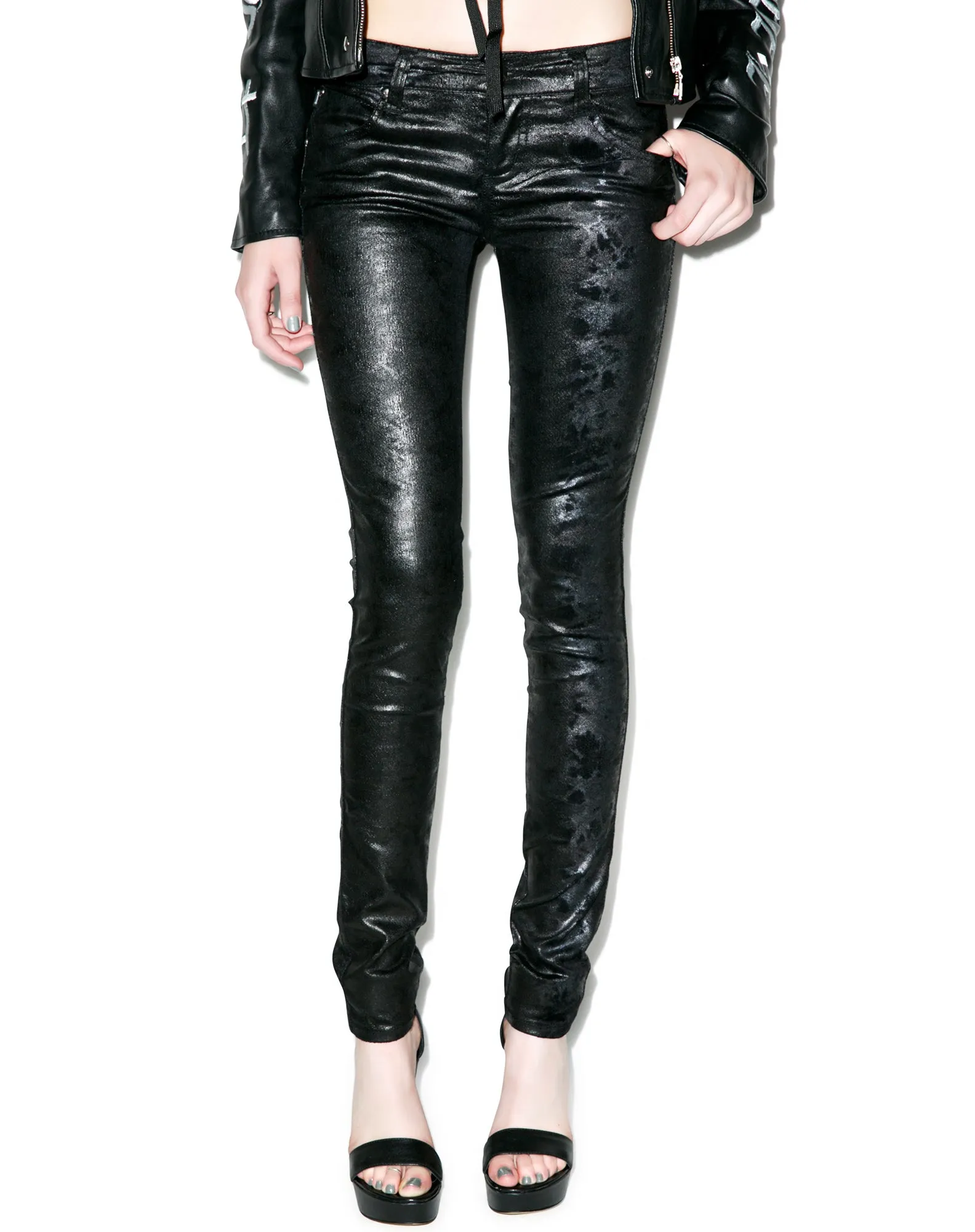 Oil Slick Jeans sold by Dolls Kill product image thumbnail 2