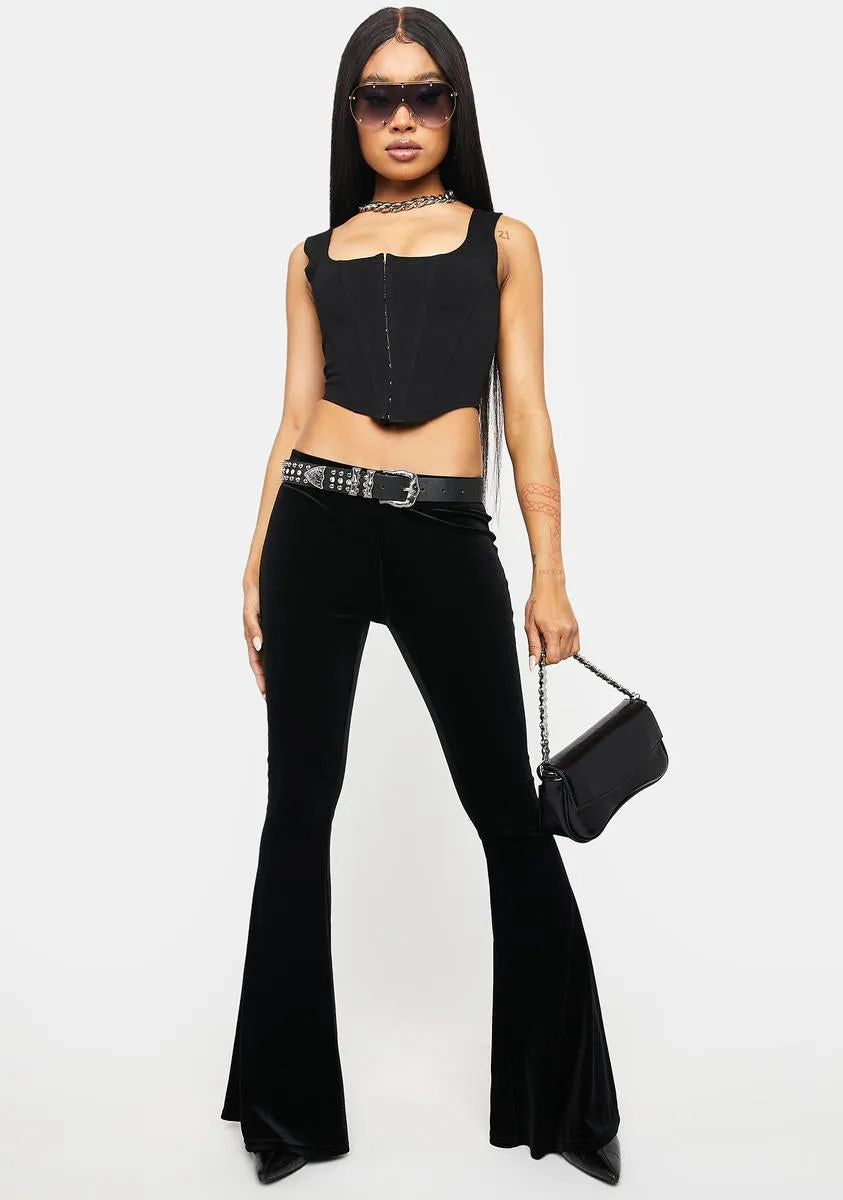 Noir Total Judgement Corset Crop Top sold by Dolls Kill product image thumbnail 3