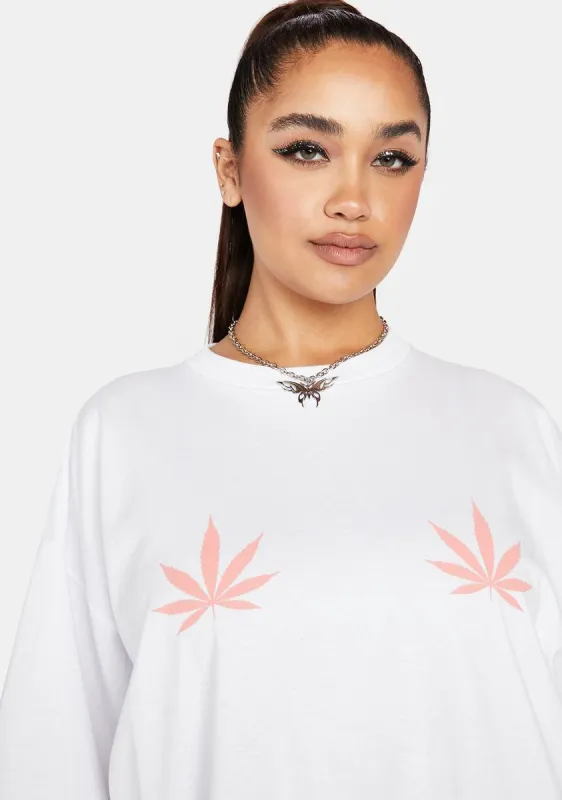 Plus Pixie Go Green Oversized Graphic Tee sold by Dolls Kill