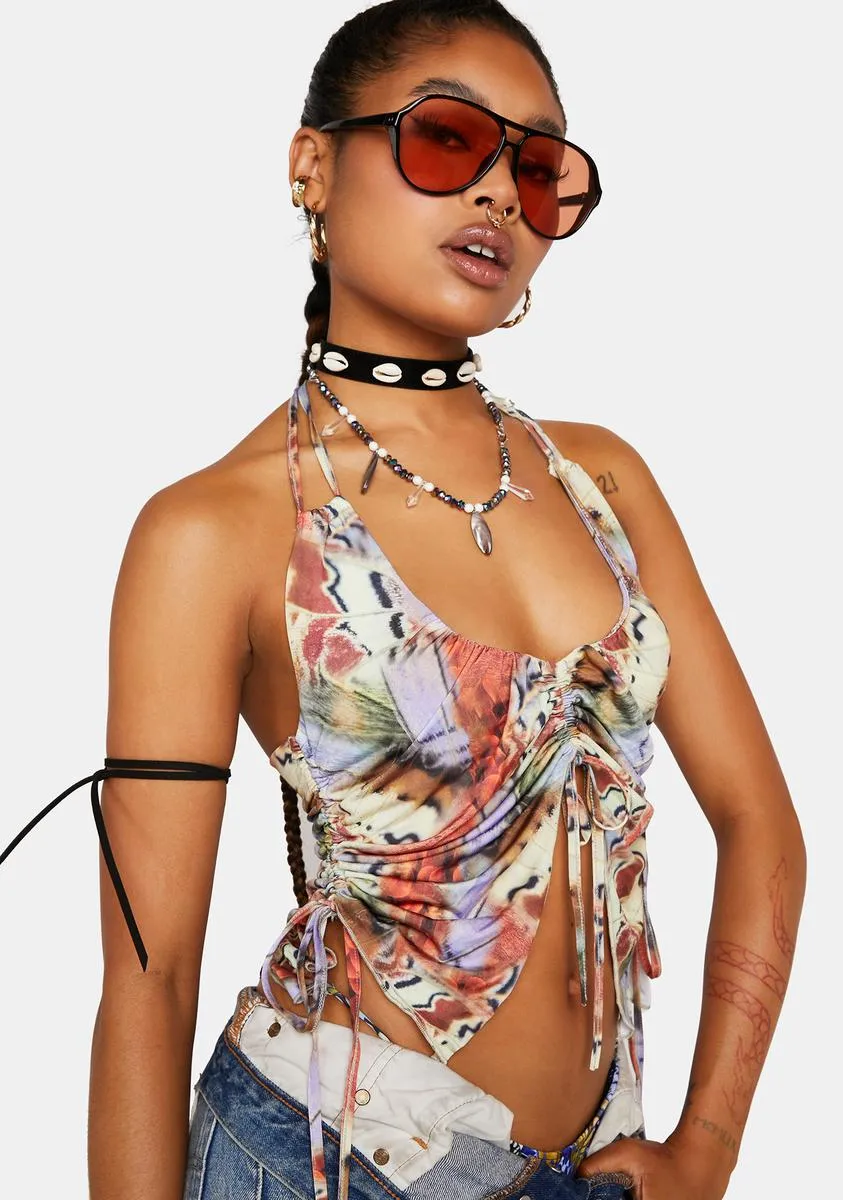 Allele Butterfly Halter Top sold by Dolls Kill product image thumbnail 2
