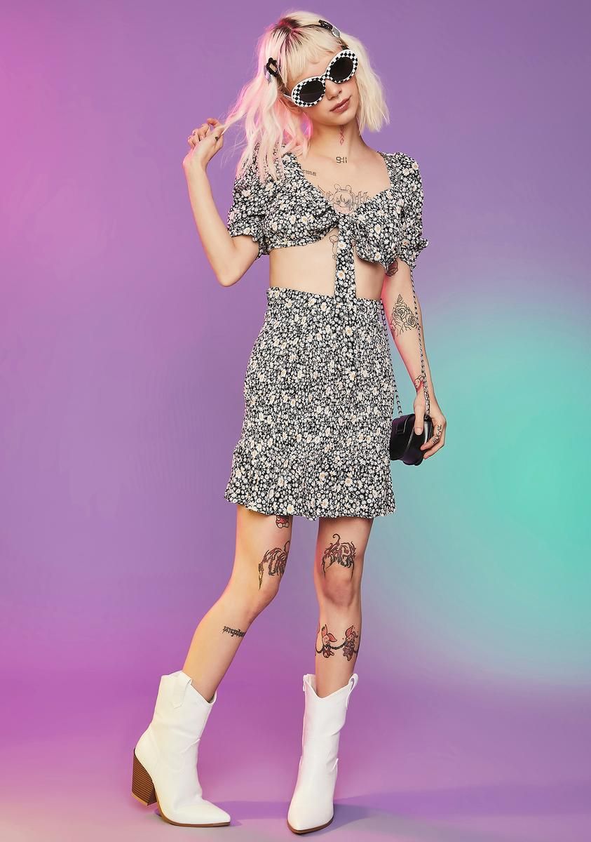 Curious Kitten Skirt Set sold by Dolls Kill product image thumbnail 3