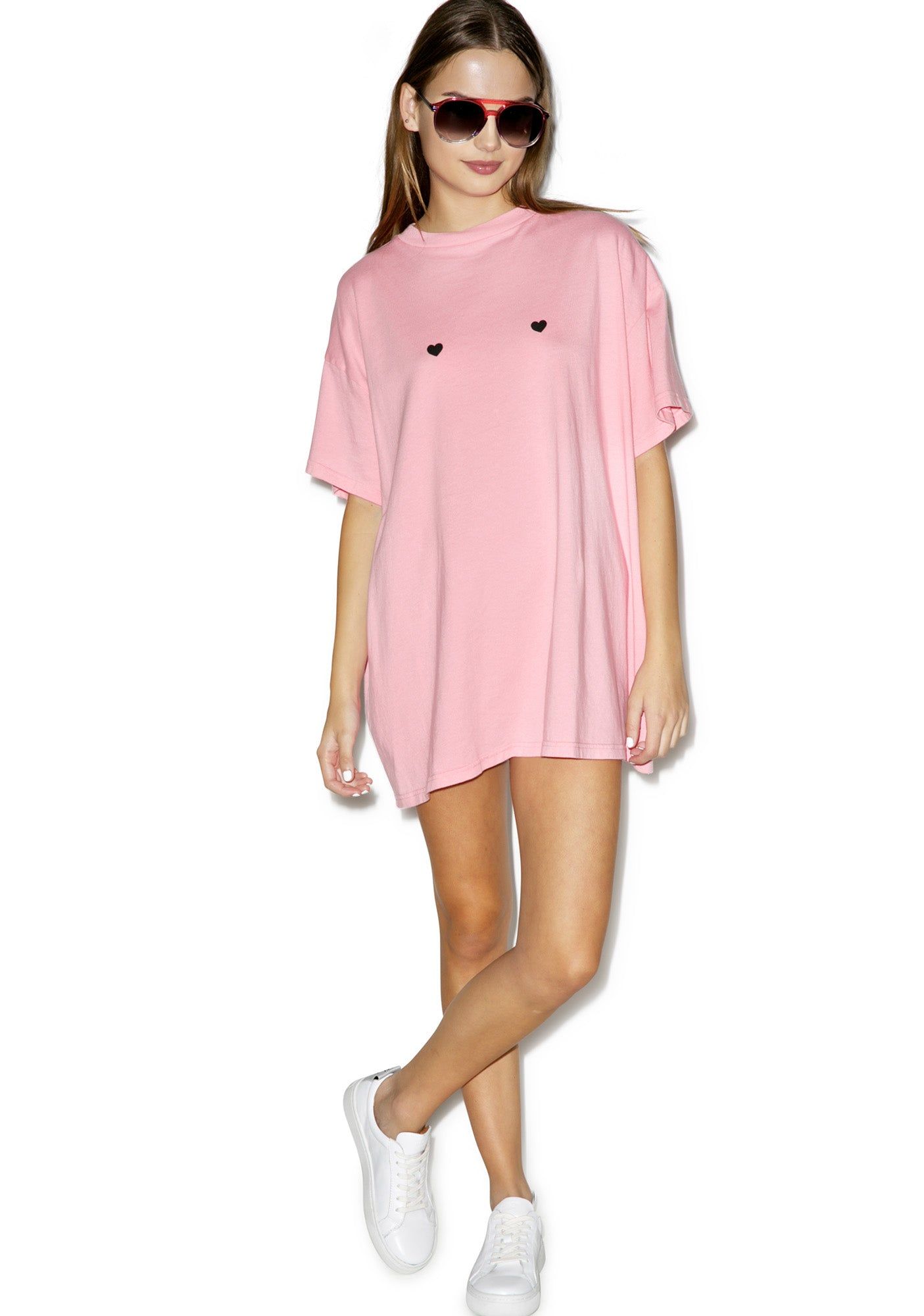 Tiny Hearts Oversize T-Shirt sold by Dolls Kill product image thumbnail 2