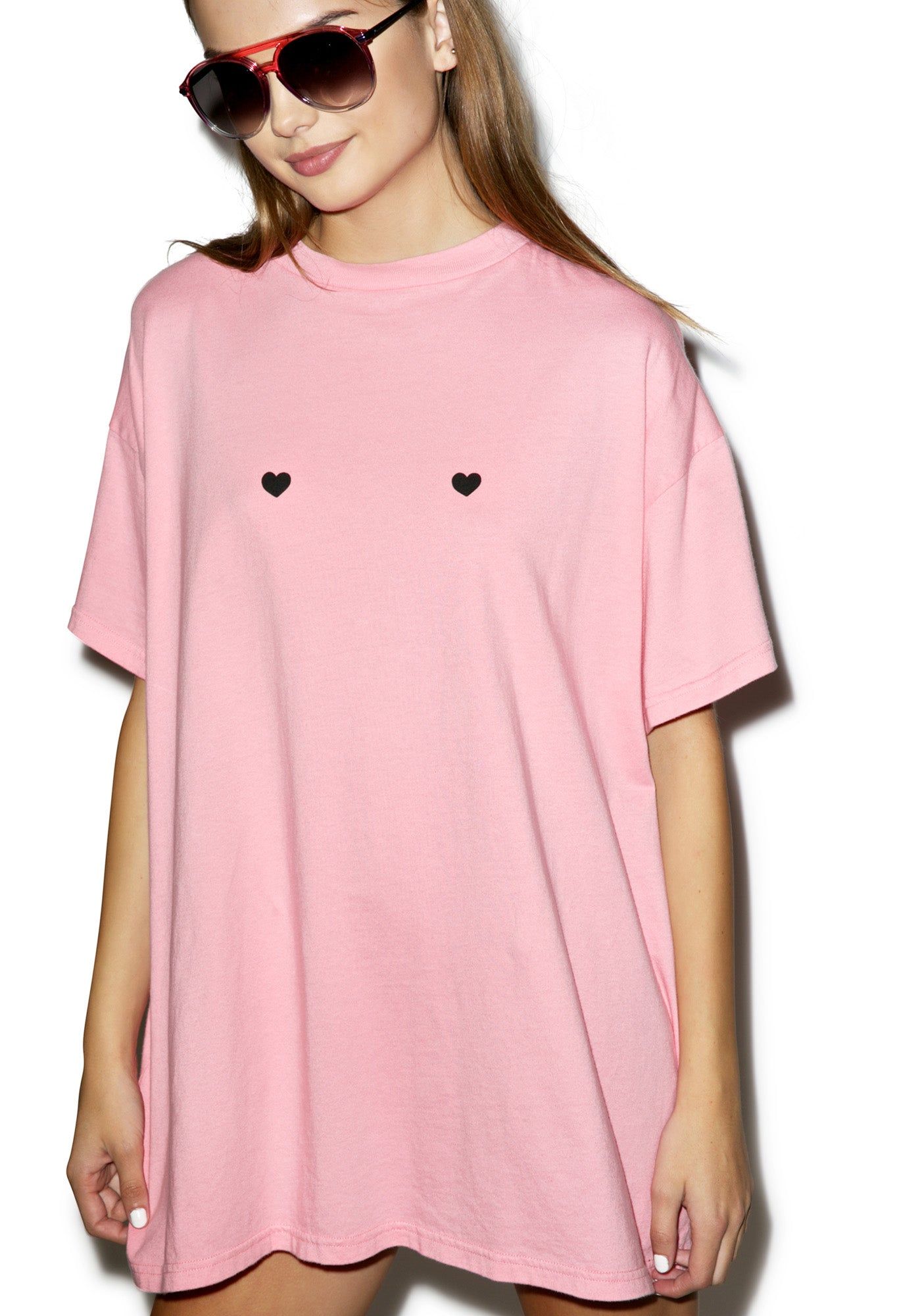 Tiny Hearts Oversize T-Shirt sold by Dolls Kill product image thumbnail 3