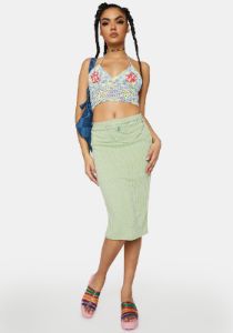 Such A Cliche Midi Skirt sold by Dolls Kill