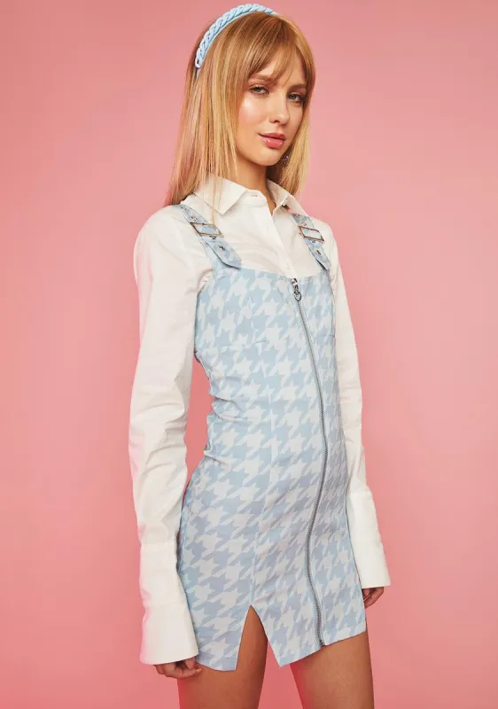 Treat Yourself Houndstooth Mini Dress sold by Dolls Kill