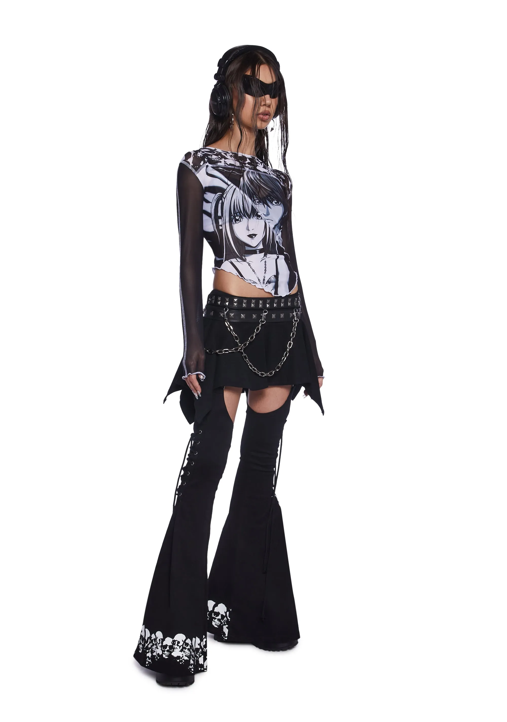 Killing Spree Skirt & Leg Warmers Set sold by Dolls Kill product image thumbnail 2