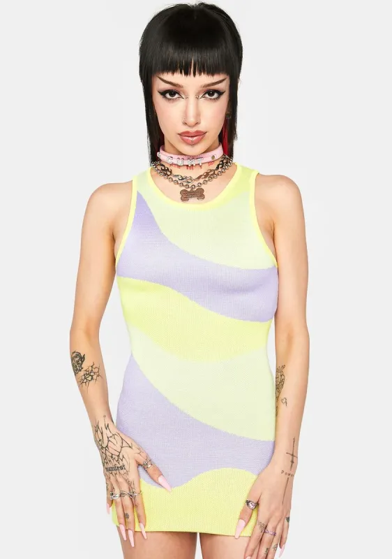 Wavy Mini Dress sold by Dolls Kill