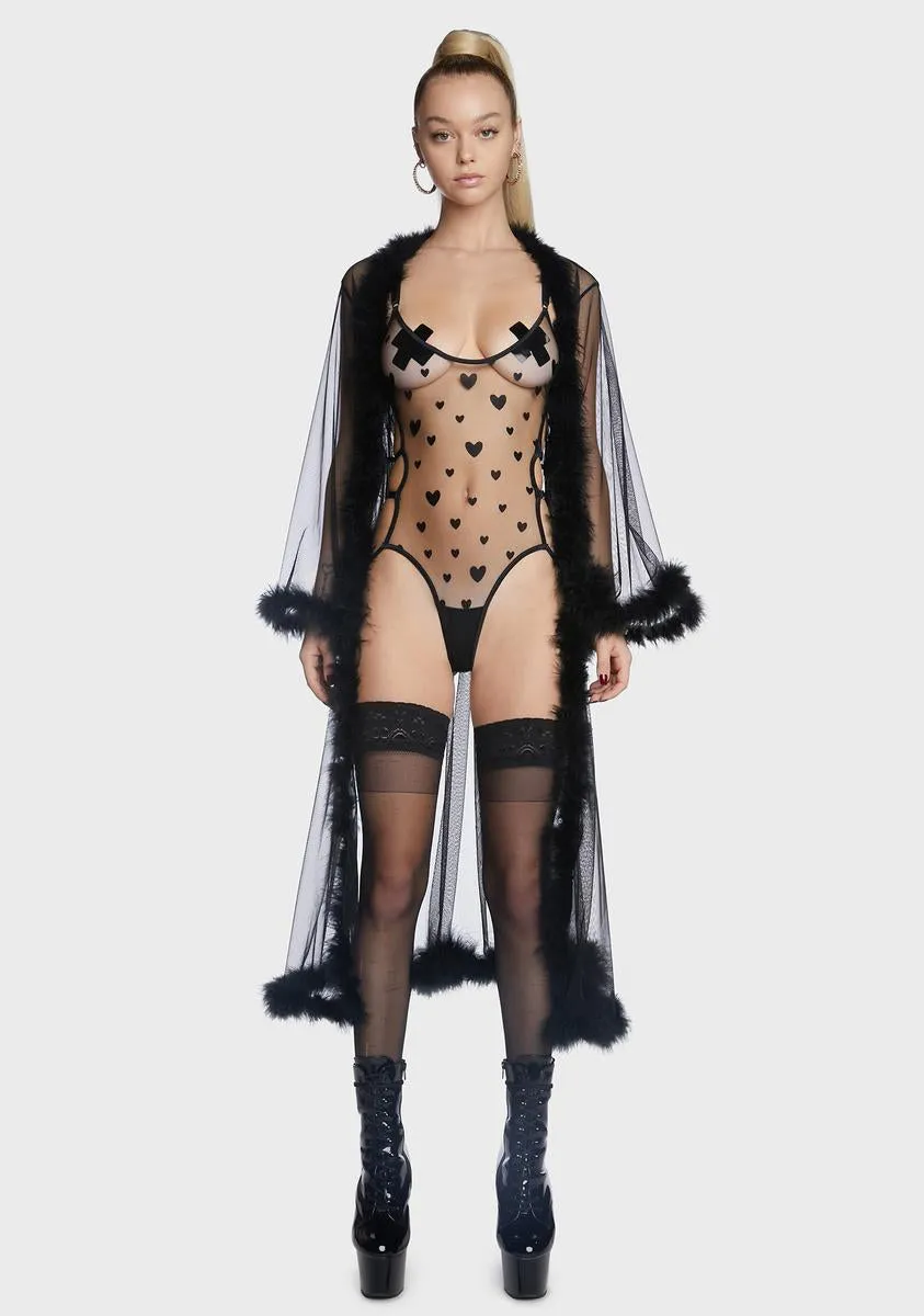 Love And Lust Sheer Teddy sold by Dolls Kill product image thumbnail 2