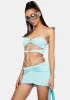 Sky Lost Your Chance Skirt Set sold by Dolls Kill
