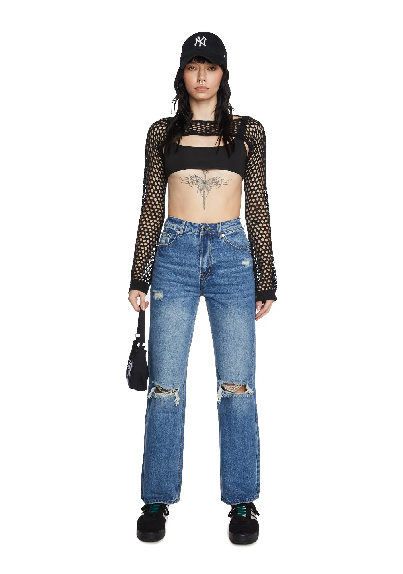 Lori High-Rise Wide Leg Jeans sold by Dolls Kill product image thumbnail 2