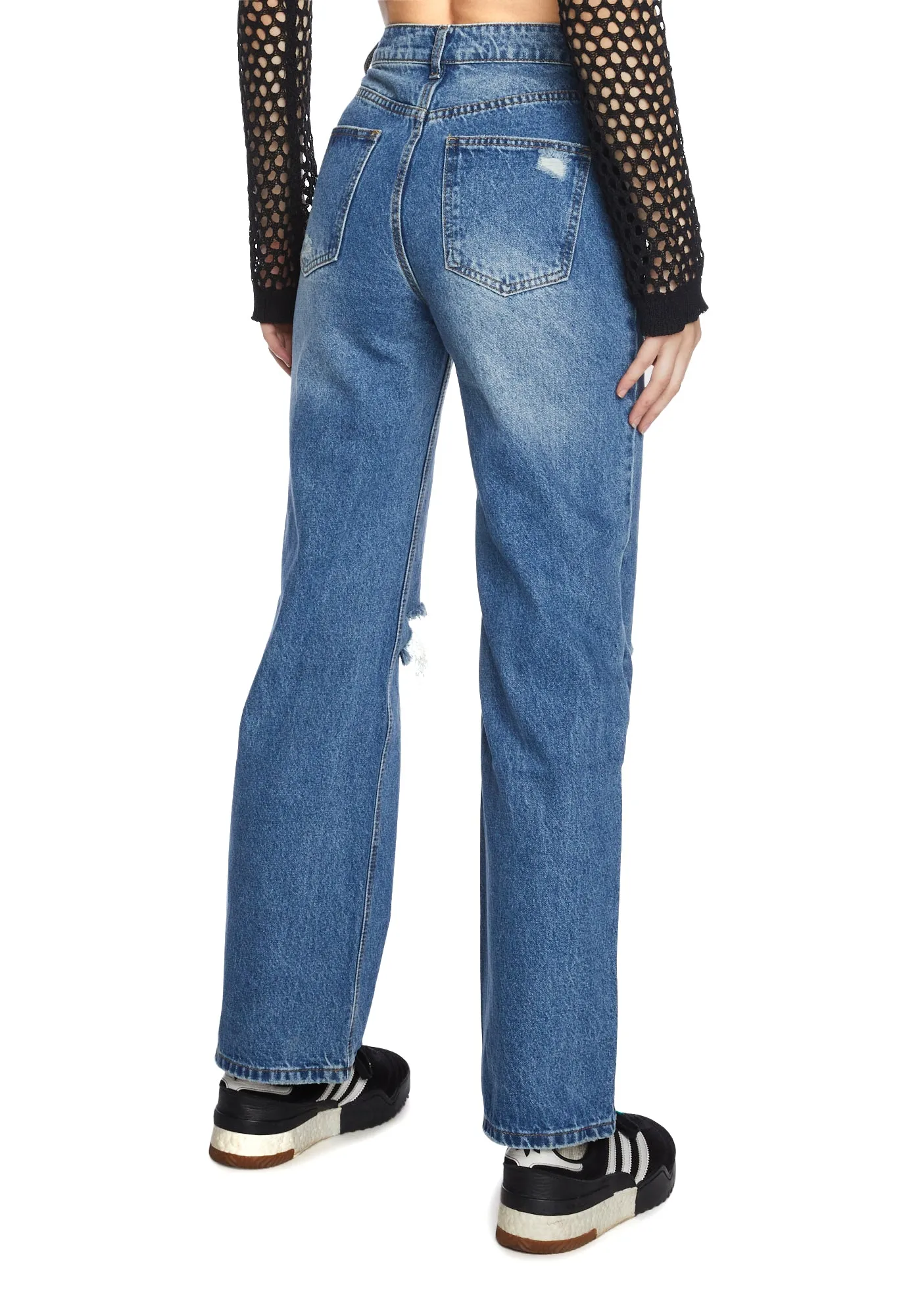 Lori High-Rise Wide Leg Jeans sold by Dolls Kill product image thumbnail 4