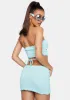 Sky Lost Your Chance Skirt Set sold by Dolls Kill