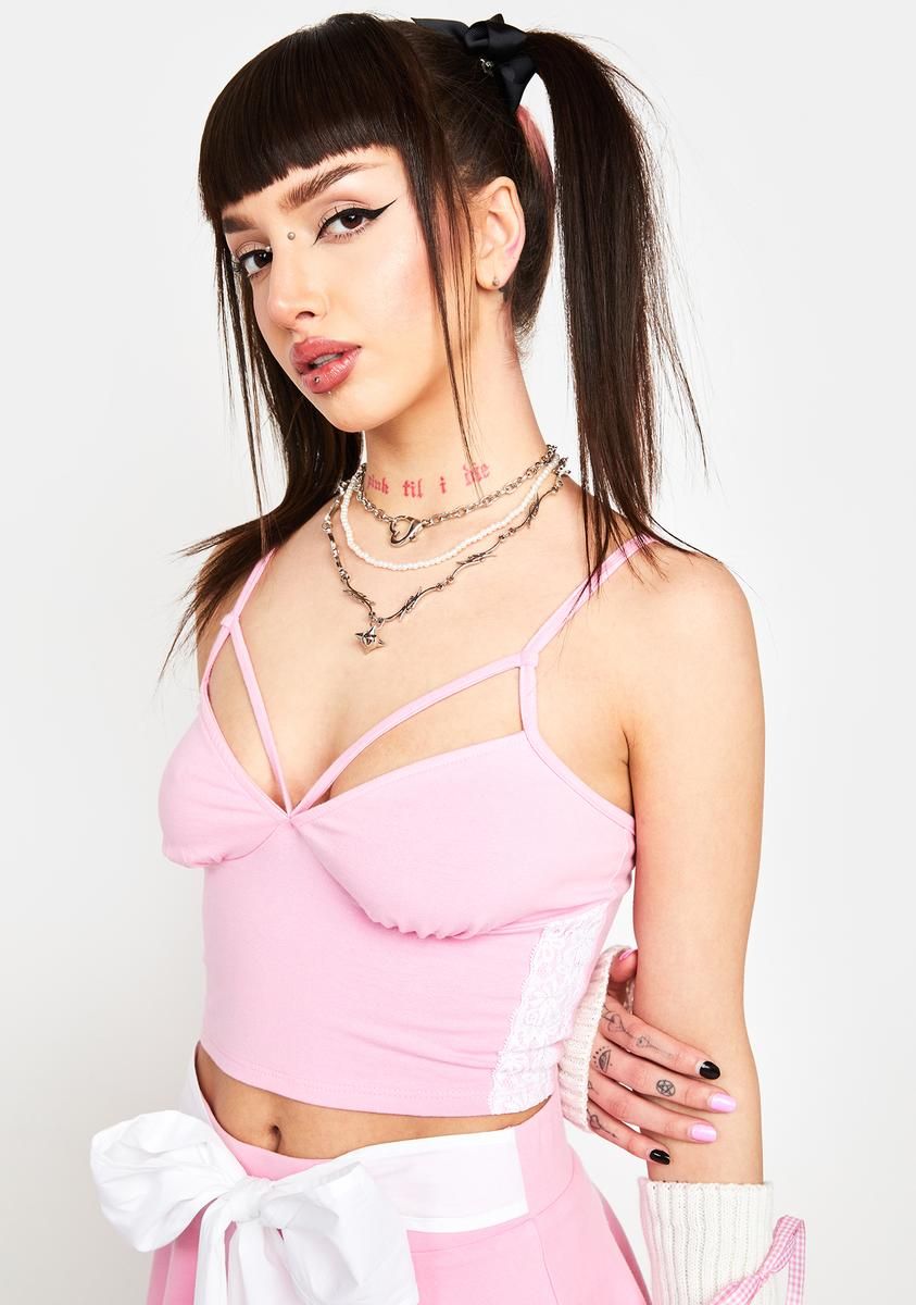 Sweet Easy To Find Cami Crop Top sold by Dolls Kill product image thumbnail 2