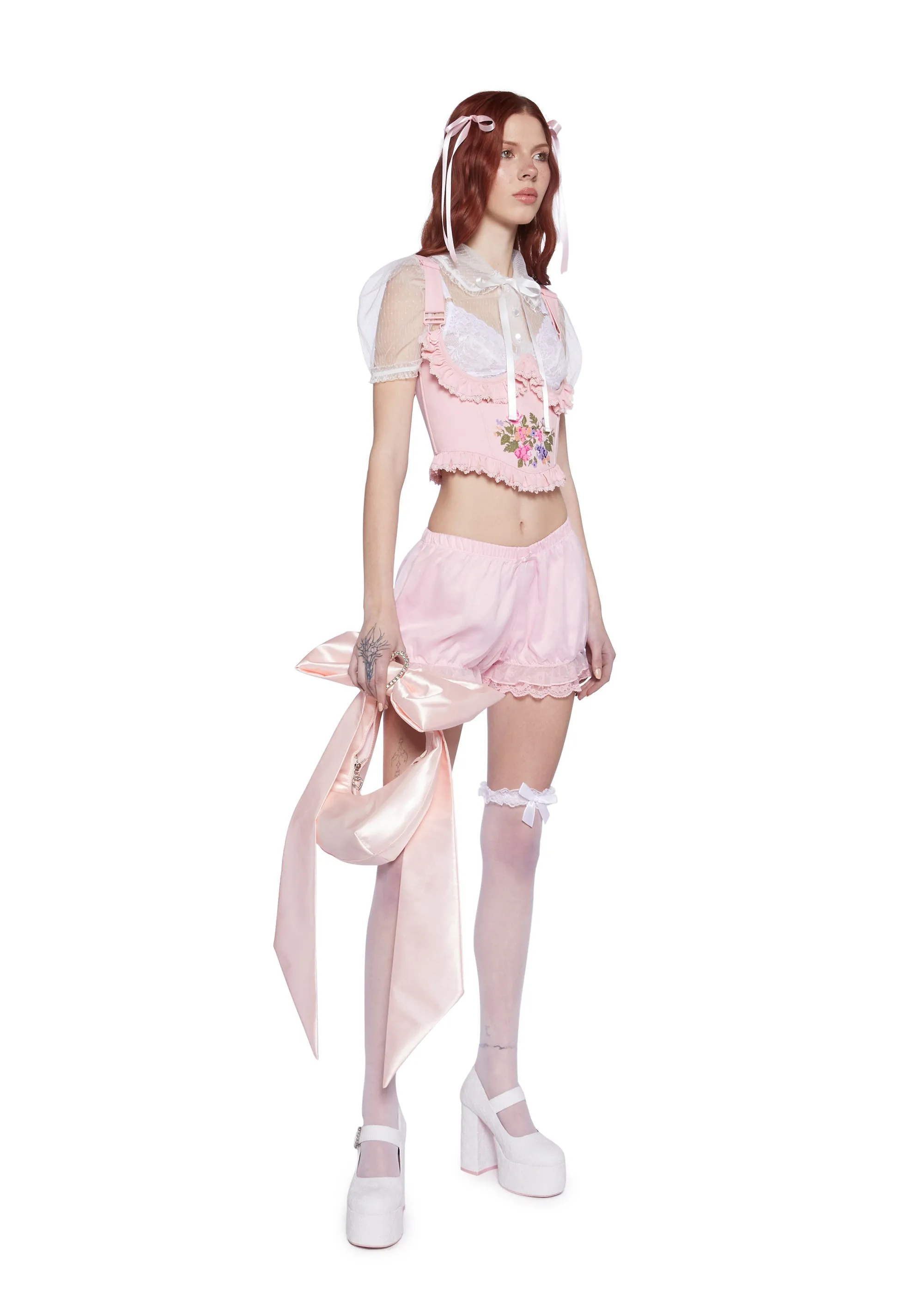 Blushing Summer Organza Bloomers sold by Dolls Kill product image thumbnail 2