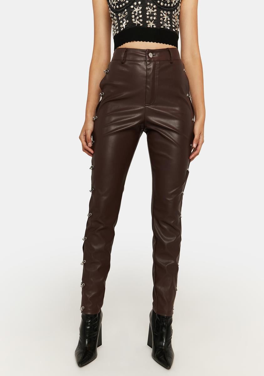 Mosh It Up Safety Pin Pants sold by Dolls Kill