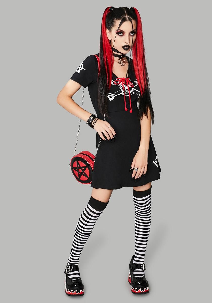 Cruel And Unusual Mini Dress sold by Dolls Kill product image thumbnail 3